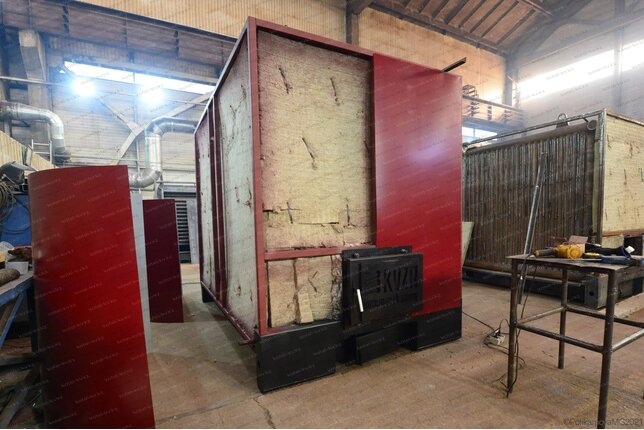 Угольный промышленный котел 1250 кВт - изготовление