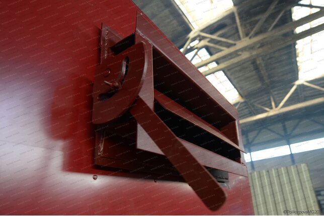 Шибер газохода к угольному котлу 1280 кВт