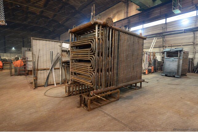 Котлы 0.8 МВт на дровах - изготовление