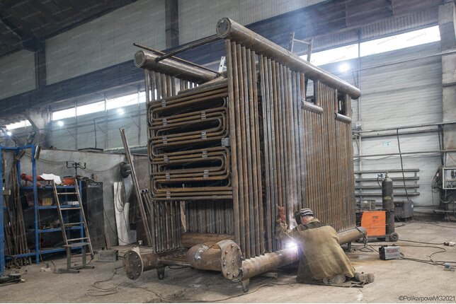 Изготовление котла 1.86 МВт с топкой ЗП РПК