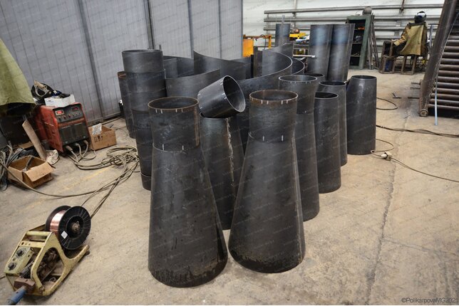 Изготовление промышленных циклонов ЦН 11 1400 1УП