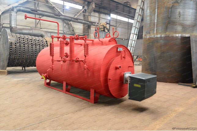 Парогенератор промышленный на газу 300 кг с температурой 130 С
